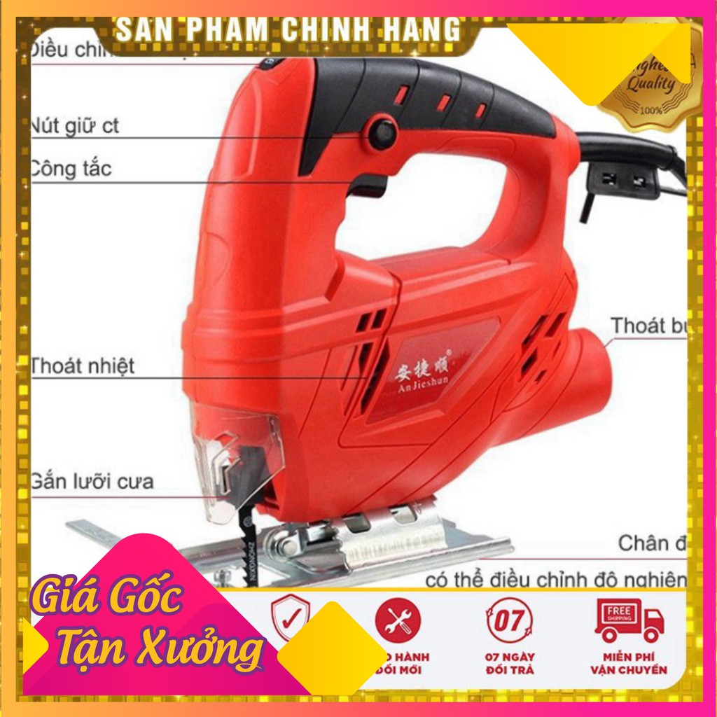 [ GIÁ HỦY DIỆT ]  Máy cưa lọng cầm tay 710W, 6 tốc độ tặng kèm 1 bộ lưỡi 5 lưỡi cưa