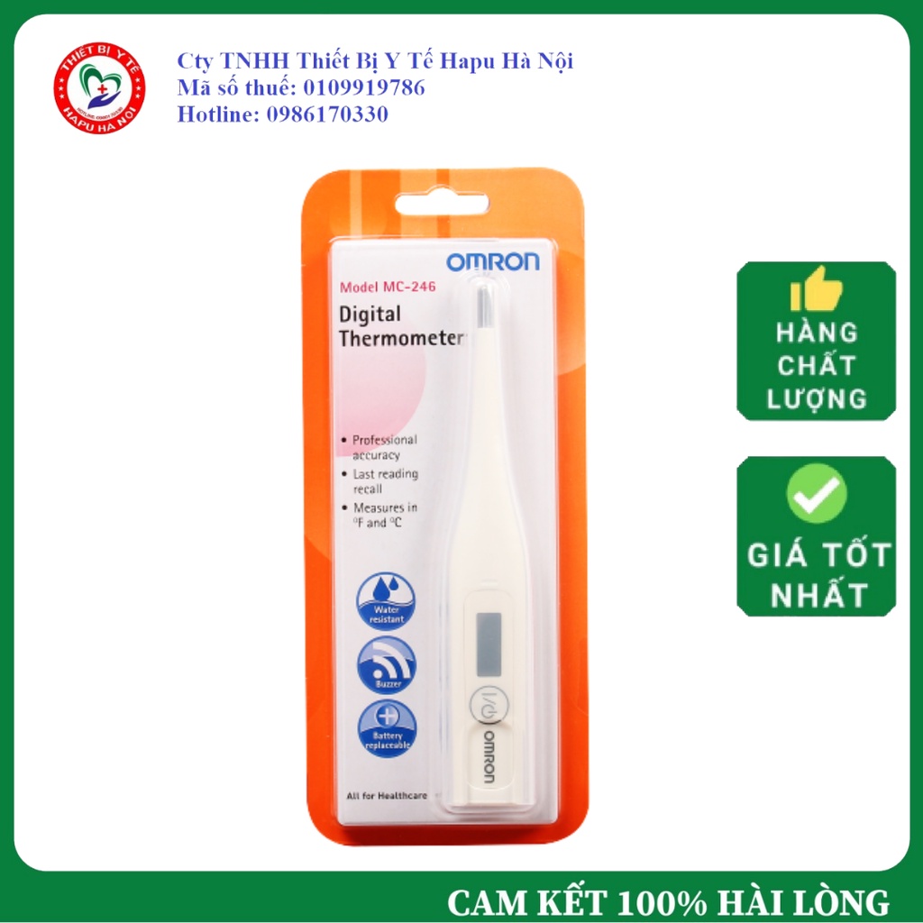 Nhiệt Độ Điện Tử Omron 246 Hàng Chính Hãng Omron - Bảo Hành 2 Năm