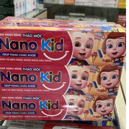 Kem đánh răng thảo mộc Nano Kid