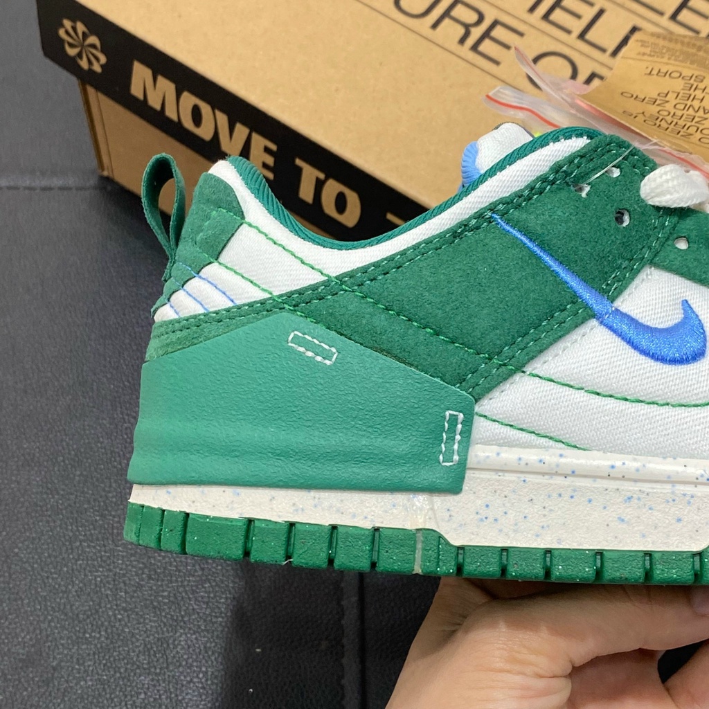 (BEO SHOES )giày_nike dunk disrupt 2pale lvory màu xanh lá cao cấp