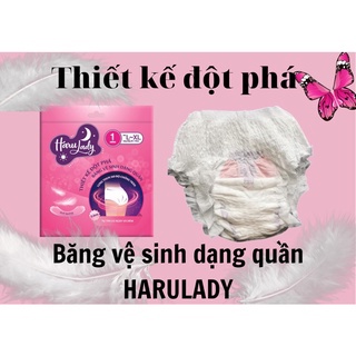 combo 5 gói Băng vệ sinh quần Harulady size M , size L