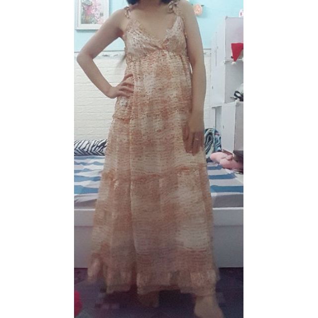 Đầm maxi size S-M thanh lý chất siêu đẹp .