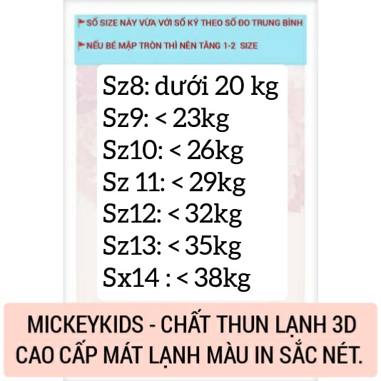 LOẠI 1GBD16 (20KG-40KG) BỘ QUẦN ÁO TAY DÀI PIJAMA BÉ GÁI SIZE ĐẠI HOẠT HÌNH PONY THUN LẠNH 3D SIÊU CƯNG