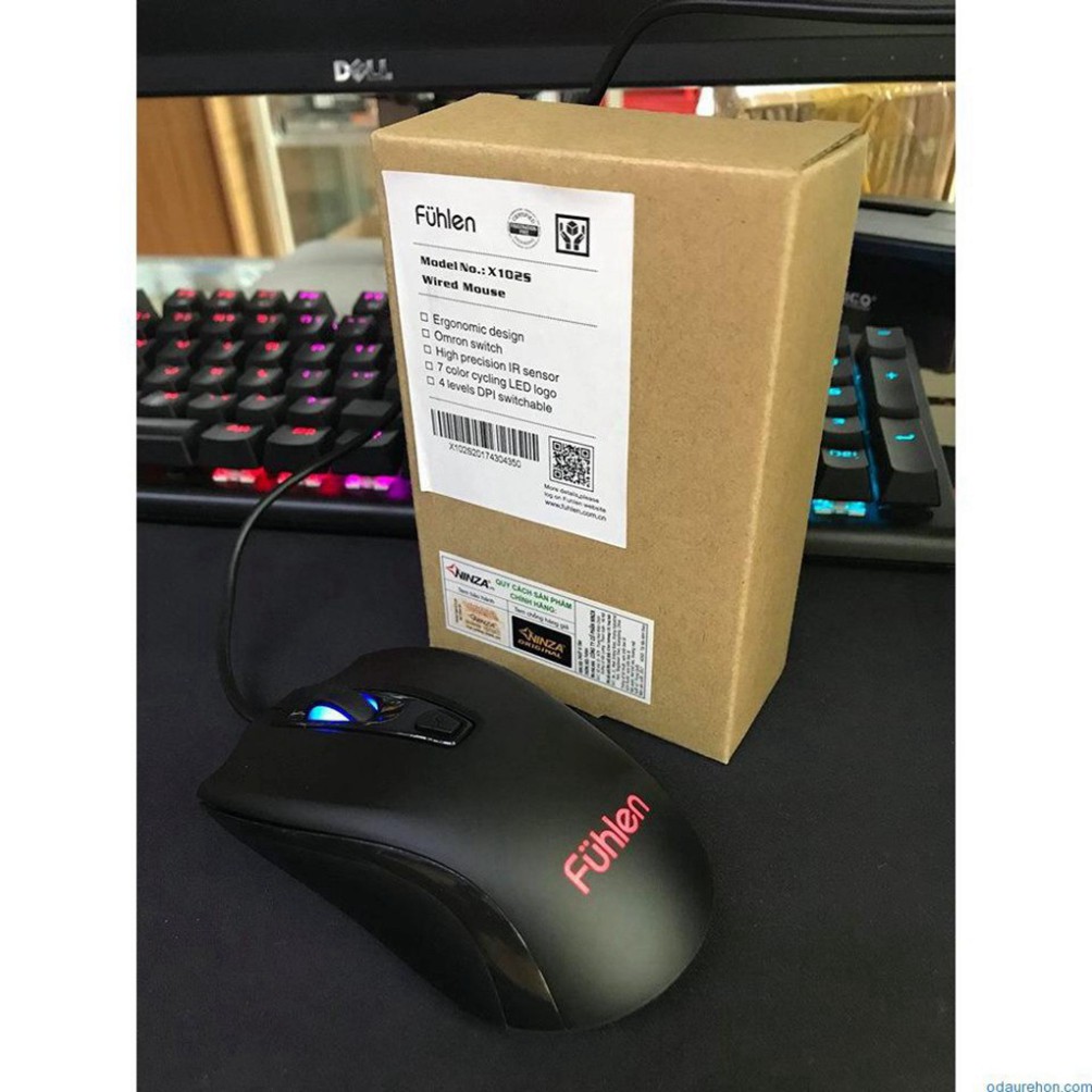 Hộp Chuột Chuột gaming độ bền bất tử Màu đen