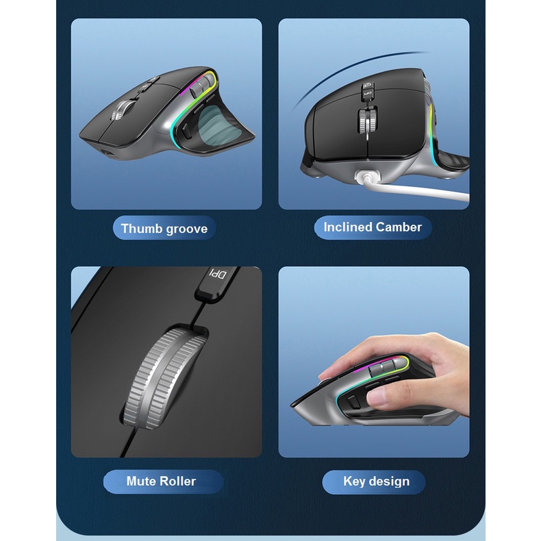 Chuột máy tính không dây Calstone Pro 1S