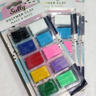 Vỉ 10 màu đất sét polymer clay