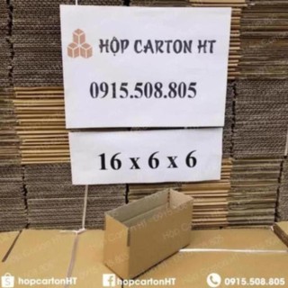 16x6x6 Hộp carton đóng hàng
