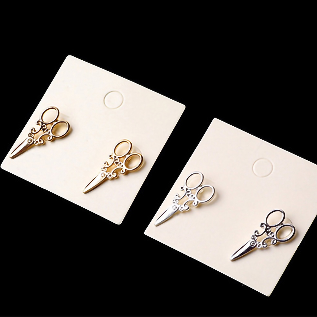 Bông Tai Hợp Kim Hình Cây Kéo Độc Đáo