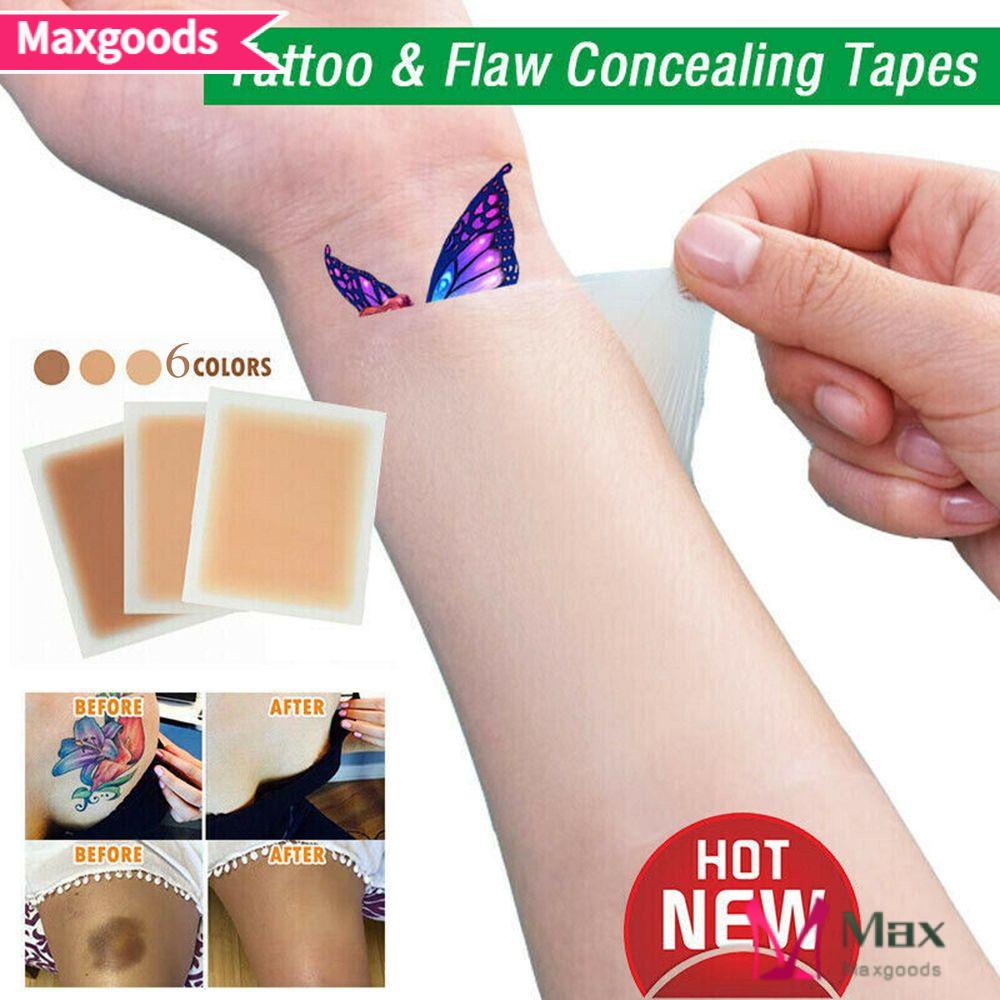 Max=>miếng Dán Che Khuyết Điểm Vết Sẹo Tiện Lợi Không Thấm Nước Che Phủ Hình Xăm Tức Thì