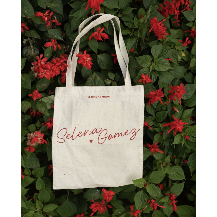Túi tote canvas 🍄The heart wants what it wants 🍄