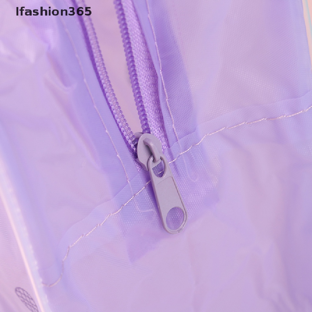 [Hàng mới về] Túi đựng mỹ phẩm bằng nhựa PVC trong suốt nhiều màu tiện dụng