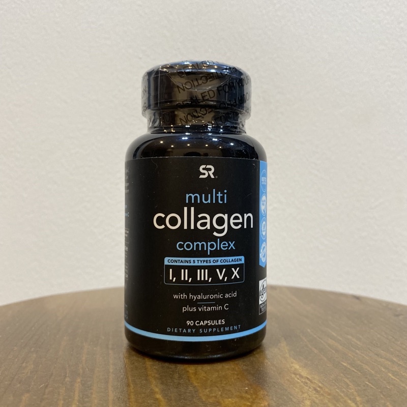 SR Multi Collagen Peptides complex dạng viên cho da mịn màng, bổ khớp type I, II, III, V, X kèm C và hyaluronic 90 viên