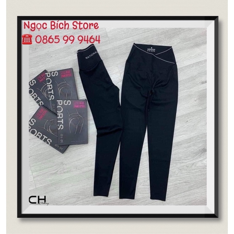 [RẺ VÔ ĐỊCH] Quần legging cạp chéo, lưng cao, thể thao