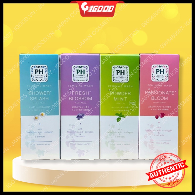 Dung dịch vệ sinh phụ nữ PH Care Premium Nhật Bản 150ml