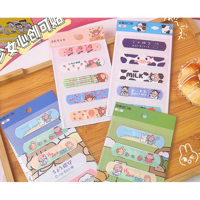 Set 5c Urgo Băng Dán Cá Nhân ego băng dán cá nhân dễ thương cute