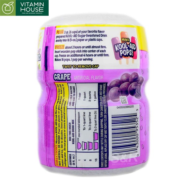 BỘT PHA NƯỚC KOOL-AID NHO