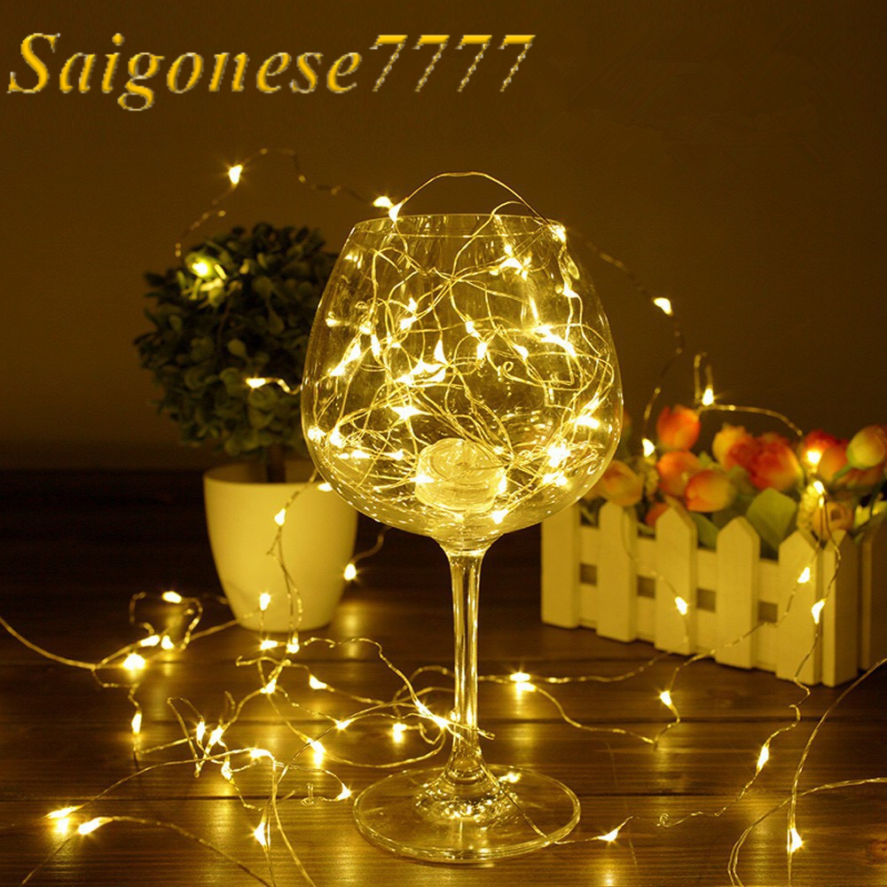 Đèn Led Xài Cổng Sạc USB Dây Đèn Đom Đóm Fairy Light Không Chớp Decor Trang Trí Tiệc Cắm Trại Đẹp