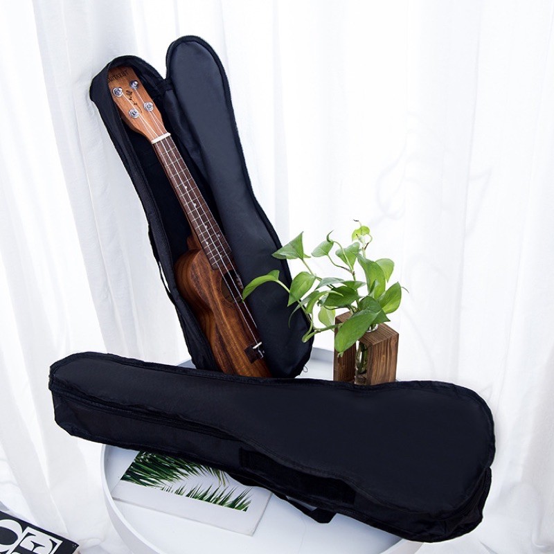 Bao đàn ukulele loại dày 3 lớp bền đẹp chống thấm nước và bao 1 lớp chất lượng cho đàn 21 23 26 inch Enzi