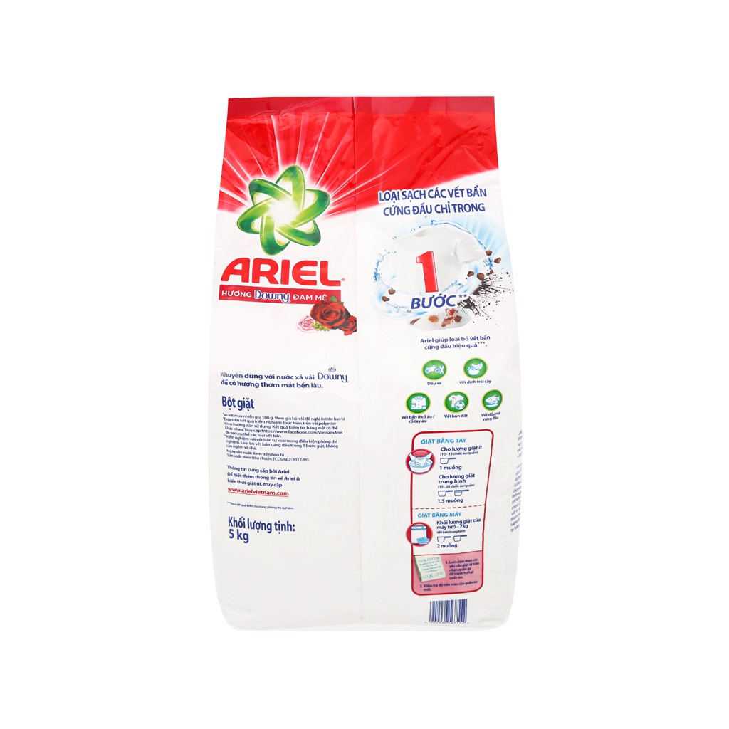 Bột giặt Ariel hương downy đam mê 5kg