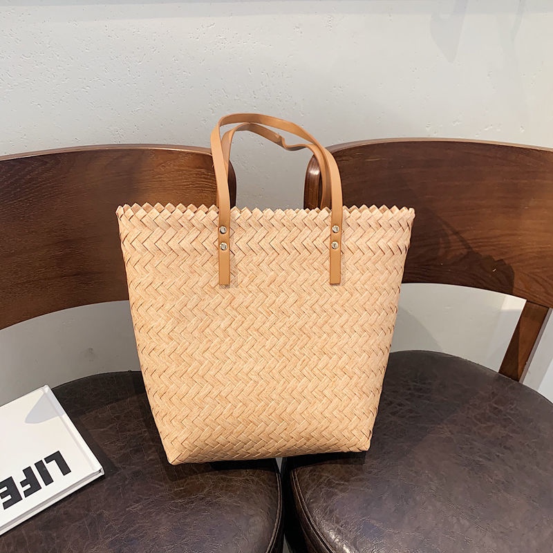 Túi Tote Đeo Vai Cỡ Lớn 2022 Phong Cách Phương Tây Cho Nữ