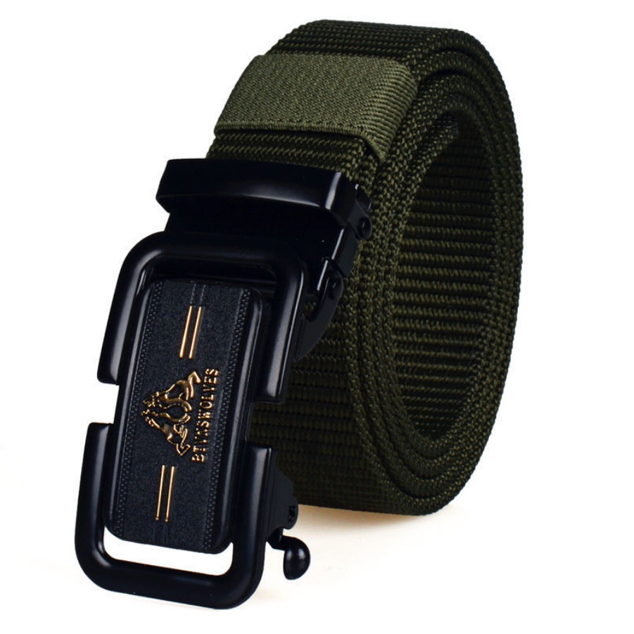 Thắt Lưng Vải Canvas Bản Rộng 3.5CM 120CM Phong Cách Trẻ Trung Thời Trang Cho Nam