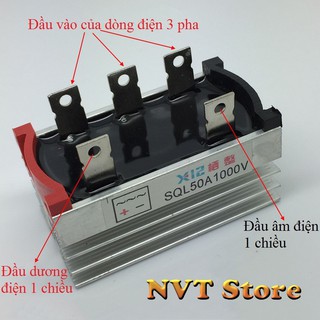 Đi ốt (Diode) Cầu 3 Pha 50A SQL50A1000V