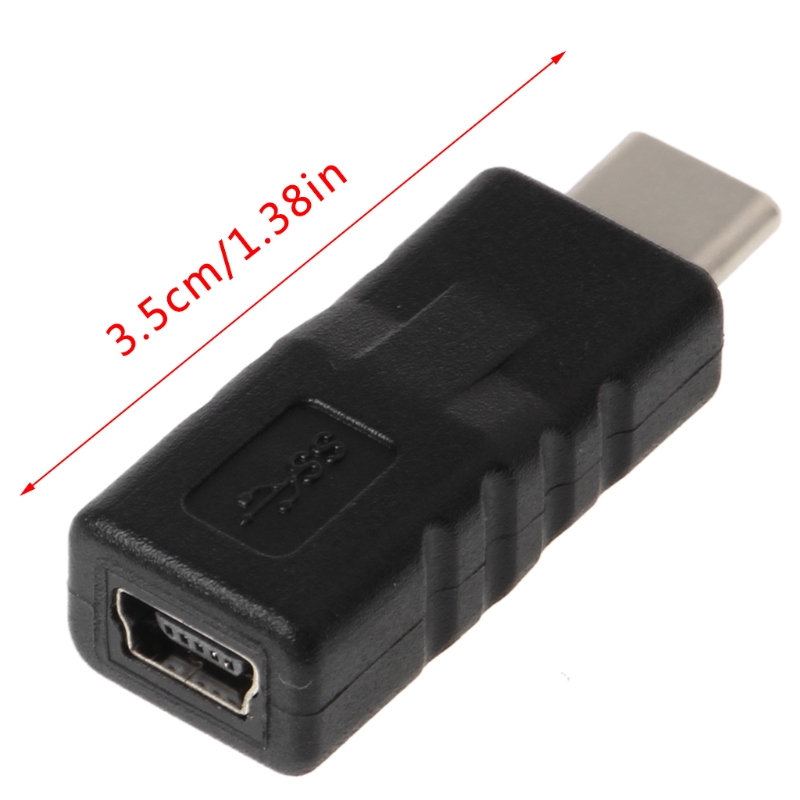 Đầu Chuyển Đổi Từ Type C Sang Mini Usb Female Cho Samsung S8 Note8 Xiaomi5 6