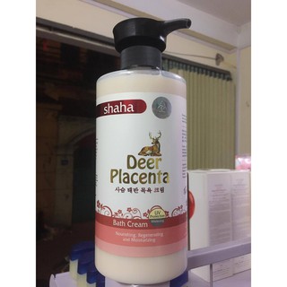 SỮA TẮM CAO CẤP SHAHA  DEER PLACENTA ( NHAU THAI NAI ) - 630ML