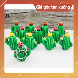 móc khóa xương rồng bông led