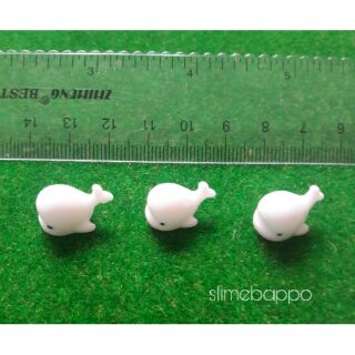 Charm cá heo trắng làm slime