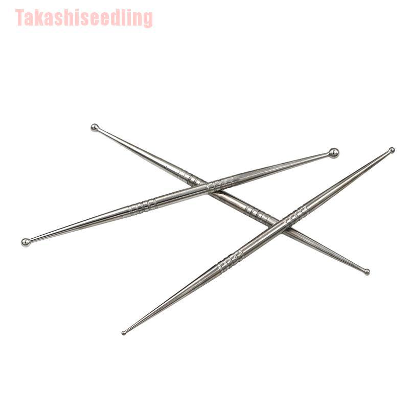 Bộ 3 Chiếc Chạm Khắc Đất Sét 2 Đầu Bằng Thép Không Gỉ