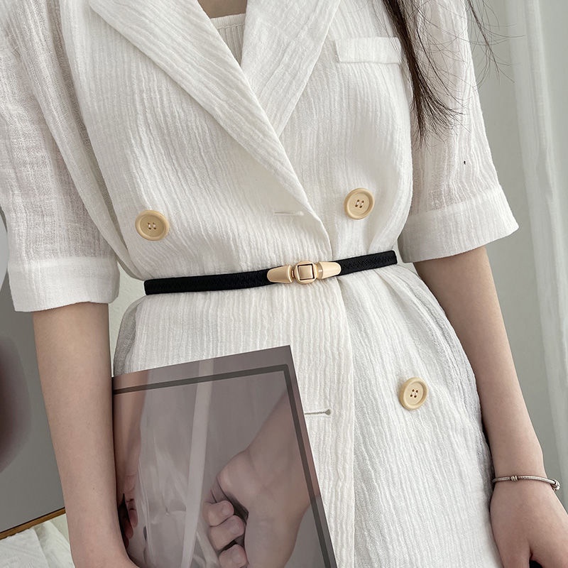 Dây Thắt Lưng Co Giãn Mỏng Nhẹ Dành Cho Nữ