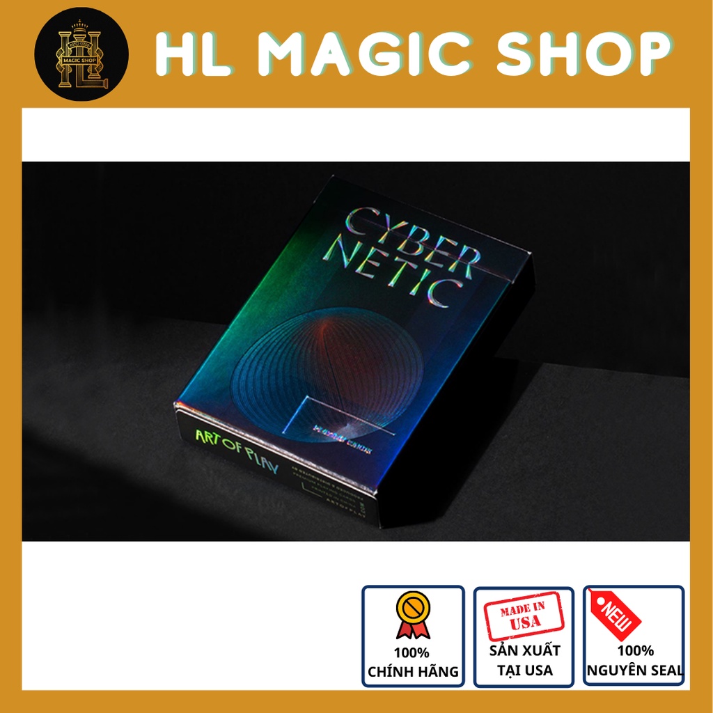 Bộ bài tây, bài ảo thuật Cybernetic Playing Cards by Art of Play - Hàng Chính Hãng - Hàng Mỹ