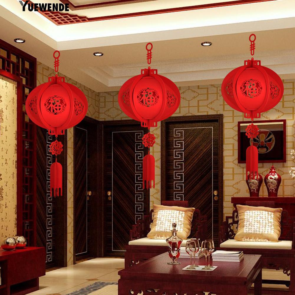 Đèn lòng đỏ truyền thồng Trung Hoa treo trang trí nhà