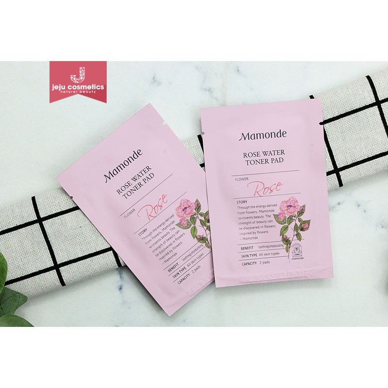 Mặt nạ lotion mask Mamonde Rose Water Toner Pad