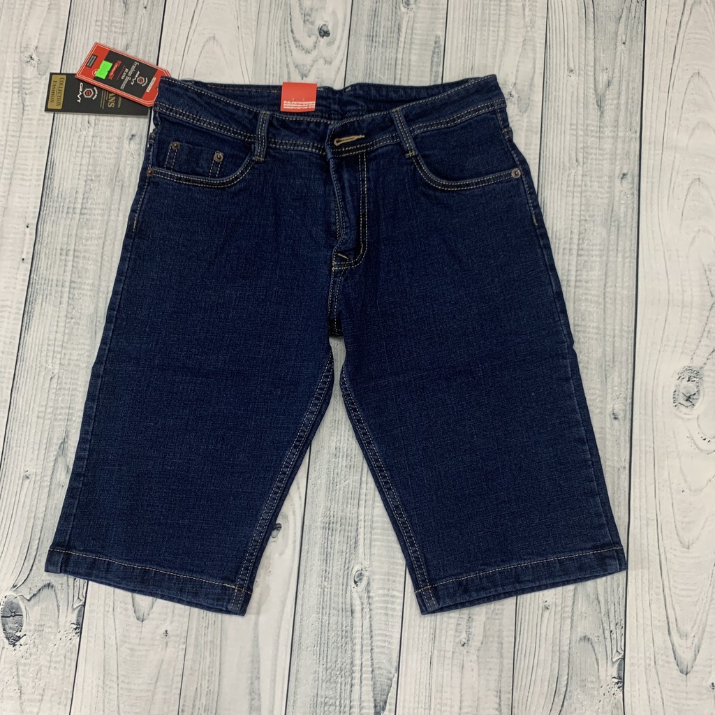 Quần short jean nam ống suông (3 màu: Xanh đen- Xanh nước biển- Xanh nhạt) - Có bigsize- Hình ảnh do shop tự chụp