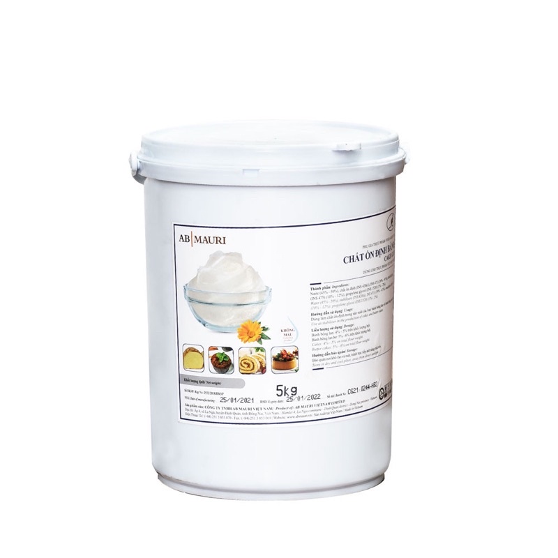 Chất ổn định bánh Cake gel Mauri 500g