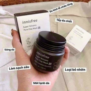 Mặt nạ đất sét innisfree 2x chính hãng hàn quốc
