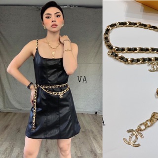 Đai xích phối da sang chảnh cá tính