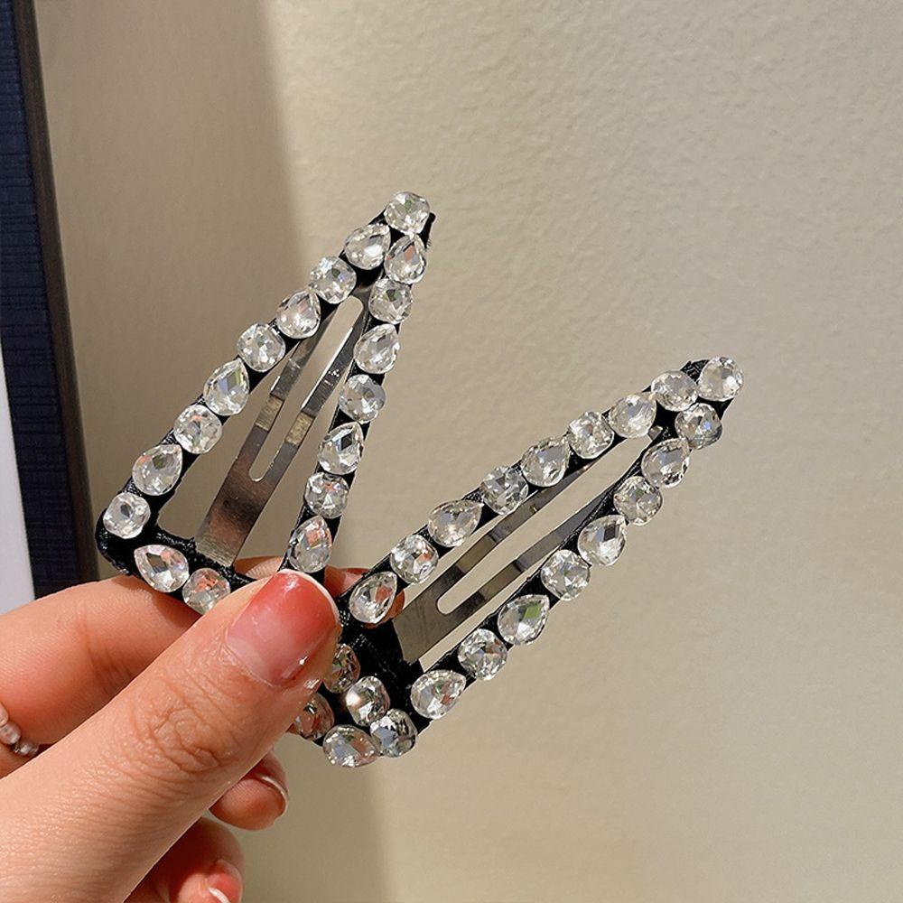 SOMEDAYZL Kẹp Tóc Mỏ Vịt Hình Học Rỗng Thanh Lịch Cổ Điển Cho Nữ