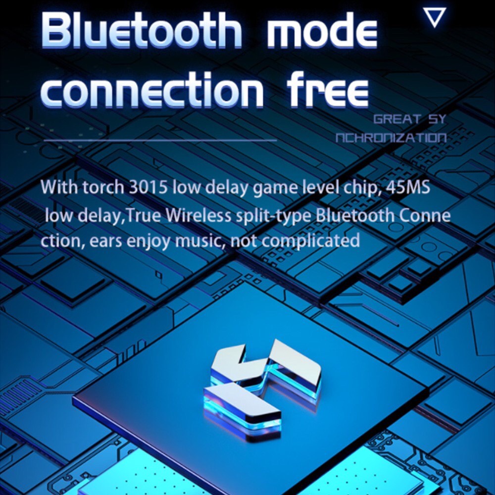 Tai nghe bluetooth game thủ MC bluetooth 5.0 delay cực thấp 45ms, tai nghe bluetooth gaming