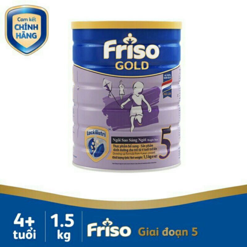 sữa bột friso gold 5 1.5kg