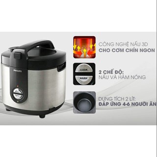 NỒI CƠM ĐIỆN 2 lít  HD3132 PHILIPS