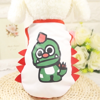 Áo thun hình khủng long dễ thương dành cho thú cưng