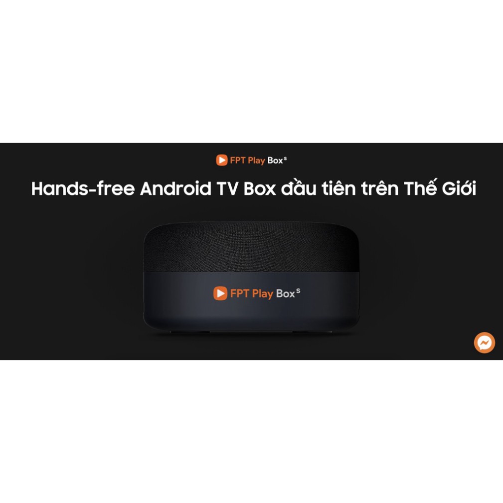 FPT Play Box S 2021 mã T590 - Loa thông minh ra lệnh giọng nói Tiếng Việt, Tích hợp Android TV Box và Hồng Ngoại