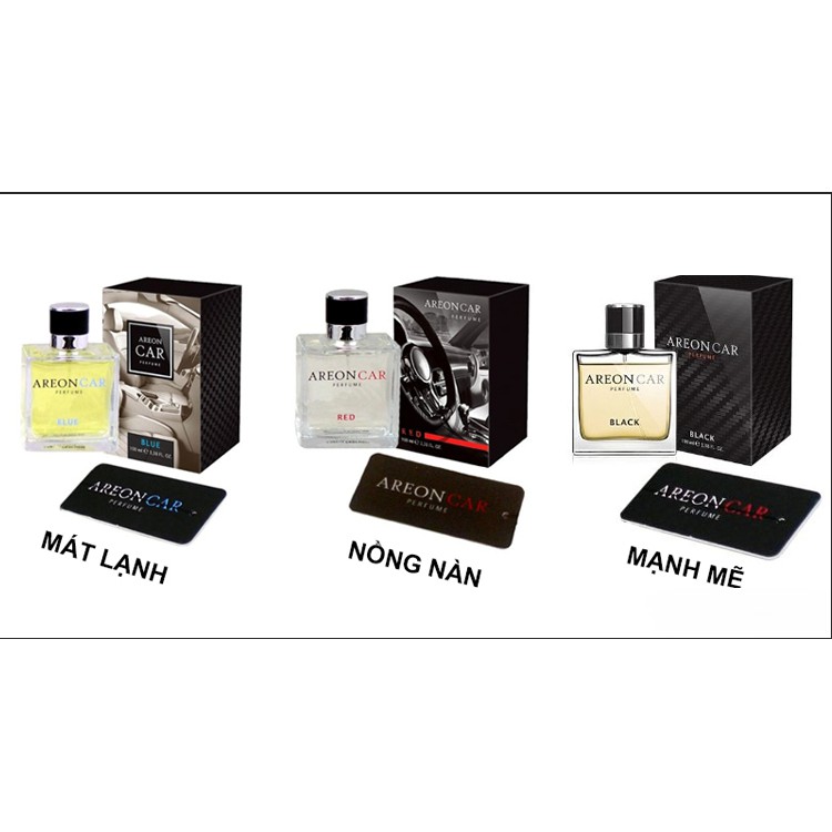 Nước hoa ô tô dạng xịt AREON CAR PERFUME 100ML-Nhập khẩu chính hãng