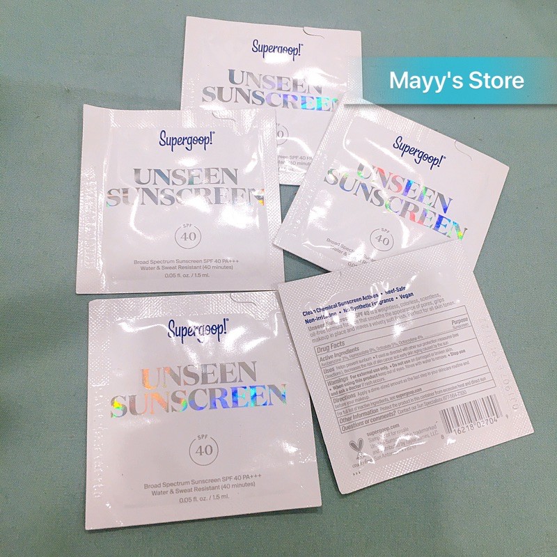 Sample Kem chống nắng Supergoop Unseen Sunscreen Broad Spectrum SPF 40