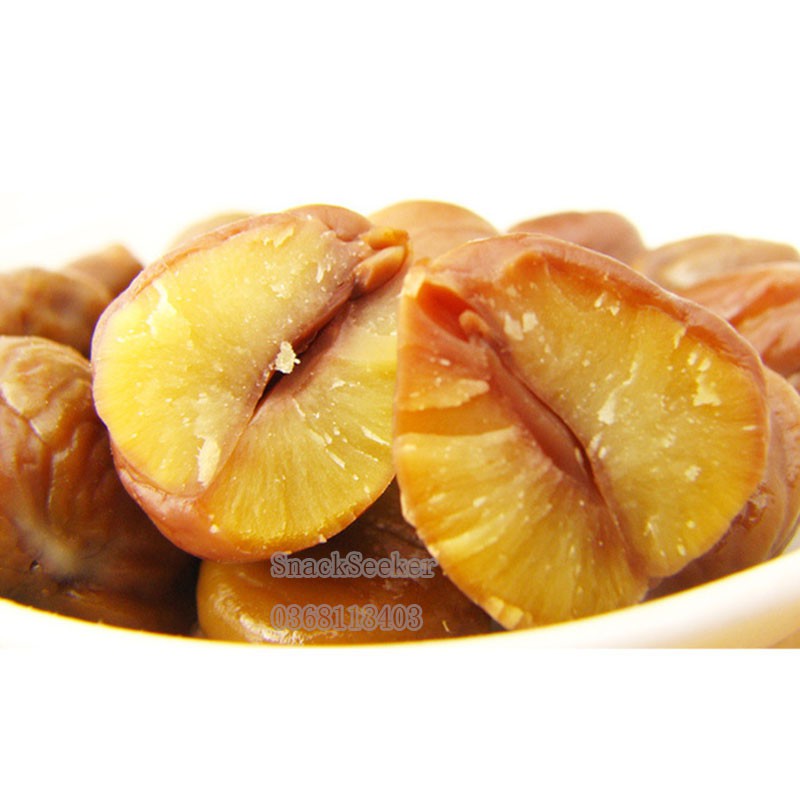 Đồ ăn vặt Hạt dẻ bóc sẵn tẩm mật ong - SNACKSEEKER - Đồ ăn vặt Trung Quốc