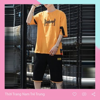 Bộ Quần Áo Thun Nam Junior Màu Cam - BD02
