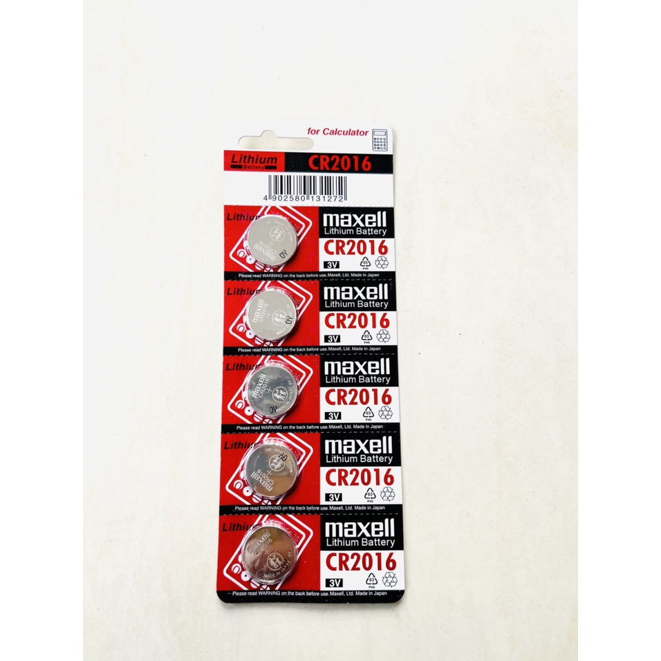 Re-Qua Re-Pin đồng hồ CR2016 Maxell vỉ 5 viên – Bách hoá dụng cụ tổng hợp HQ